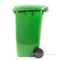 outdoor 120 liter big size plastic fire retardant trash can with wheel